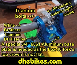 Click on the electric downhill mountain bike image for a larger image